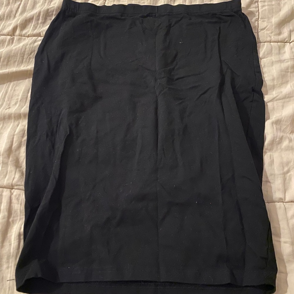 Black maternity skirt